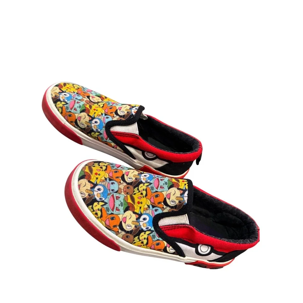 Pokémon Colorful Slip-on Shoes‎ Sneakers Kids Size 1 Unisex